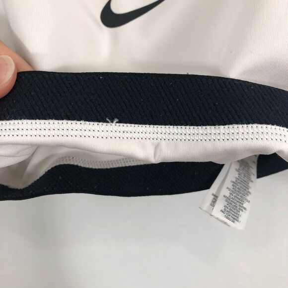 Nike Dri-Fit White Unpadded Mesh Lined Sports Bra Size Small - Picture 7 of 8